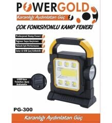 E-Pg-300 Powergold Fonksıyonlu Kamp Feneri*60