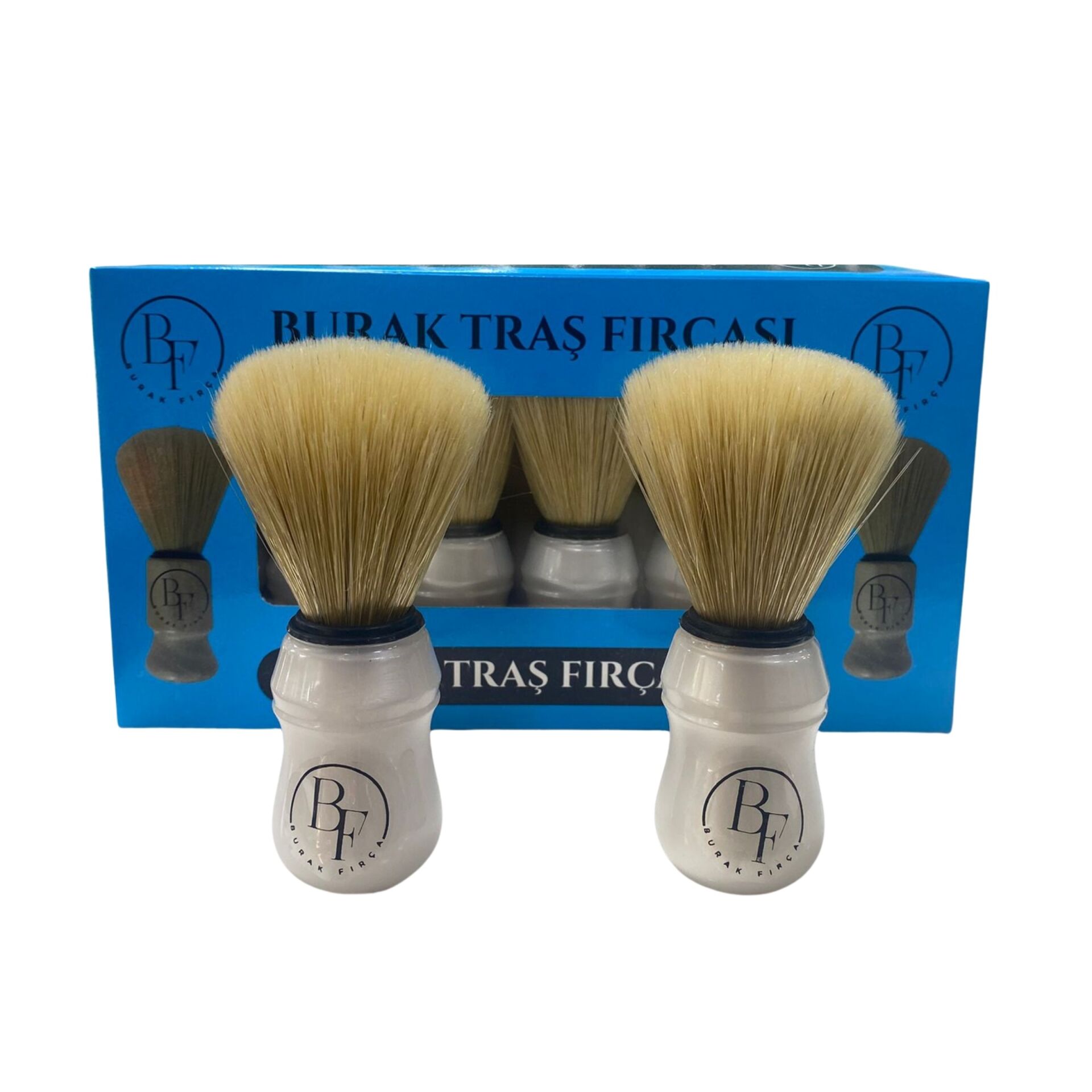 Burak B-6041 Plastik Saplı Sakal Fırçası*6