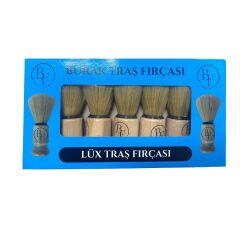 Burak B-6027 Ağaç Saplı Sakal Fırçası*6