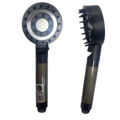 ELS SU-139 Masajlı Siyah Filtreli Duş Başlığı*100