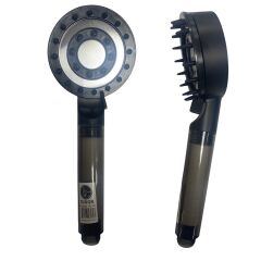 ELS SU-139 Masajlı Siyah Filtreli Duş Başlığı*100