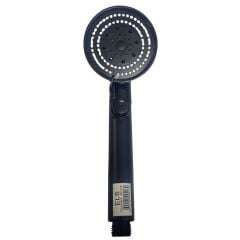 ELS SM-016 Stoplu Siyah Pervaneli Duş Başlığı*100