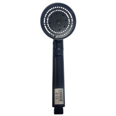 ELS SM-016 Stoplu Siyah Pervaneli Duş Başlığı*100