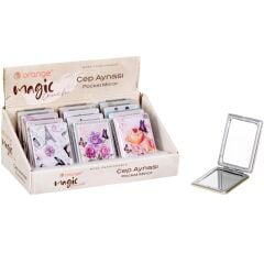 Orange Org-060 Sulu Lüx Cep Ayna*12x24Pk