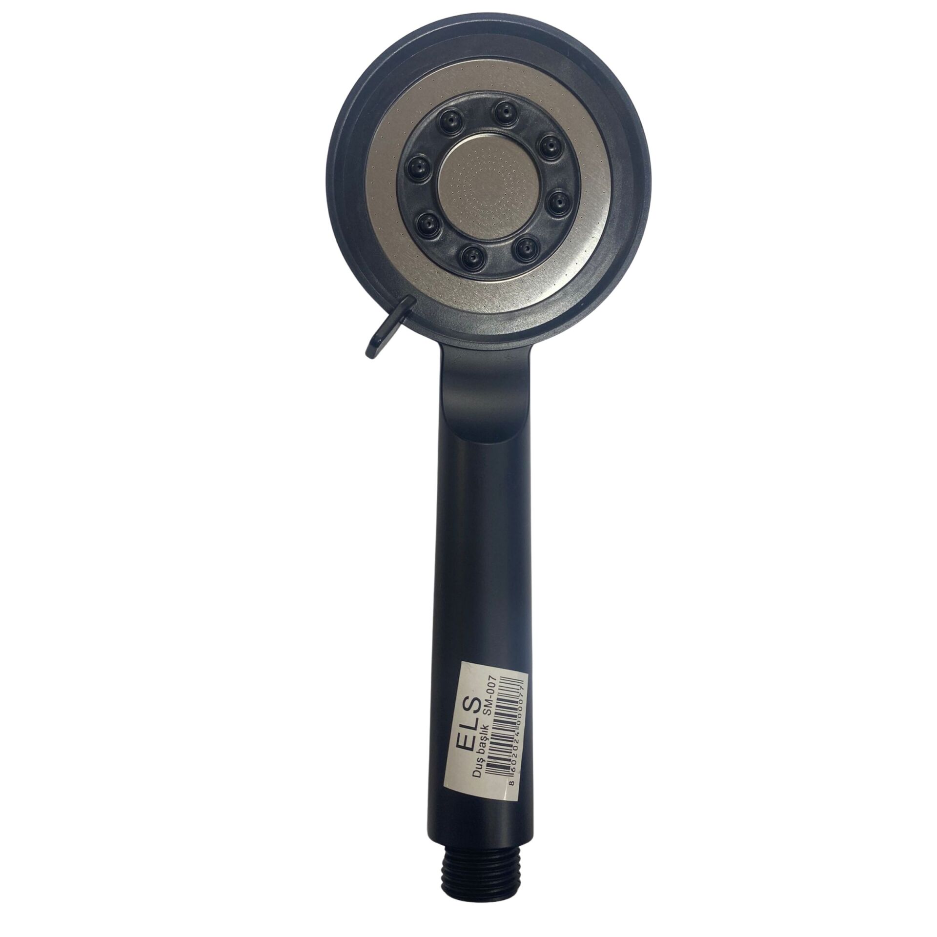 ELS SM-007 Siyah Krom Duş Başlığı*150