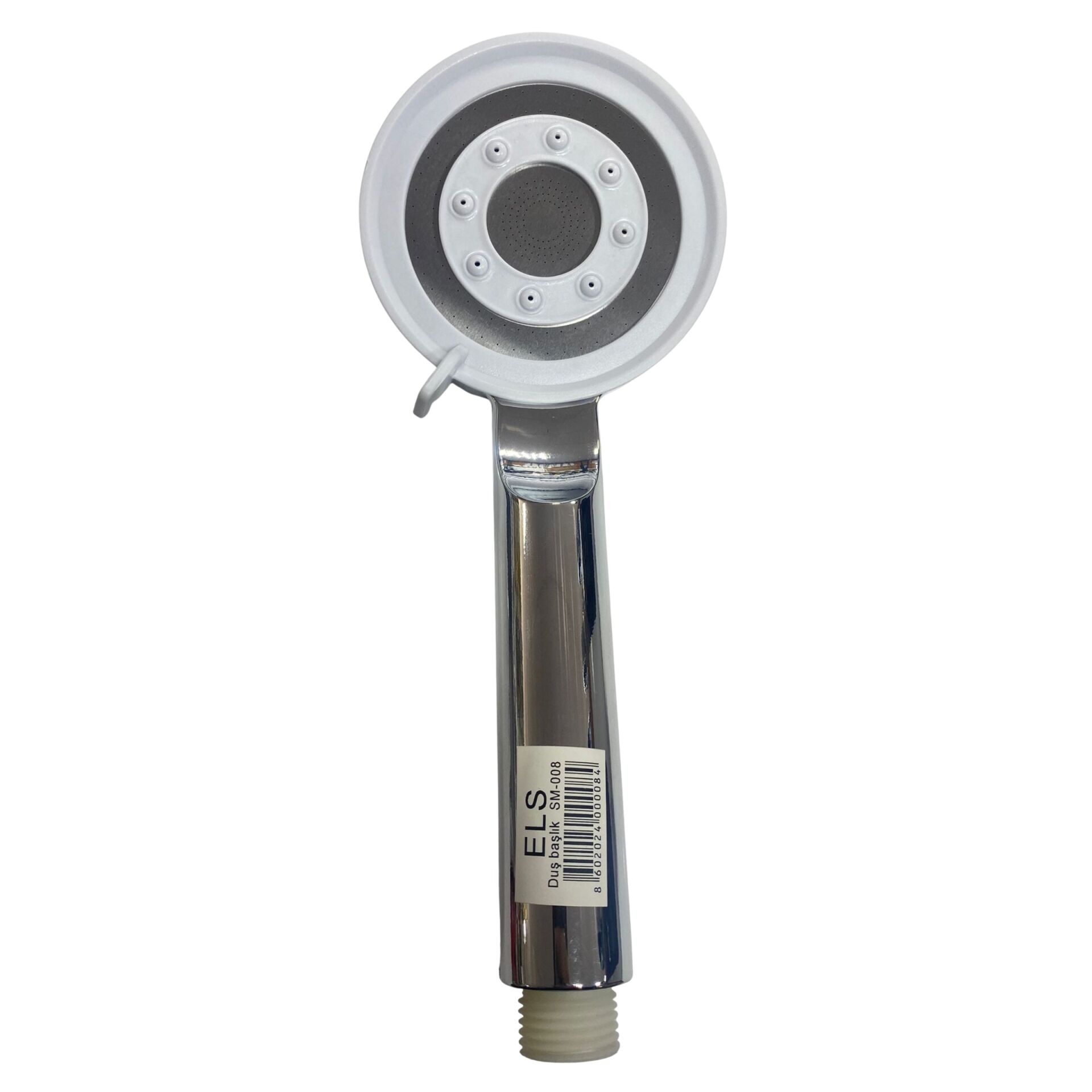 ELS SM-008 Beyaz Krom Duş Başlığı*150