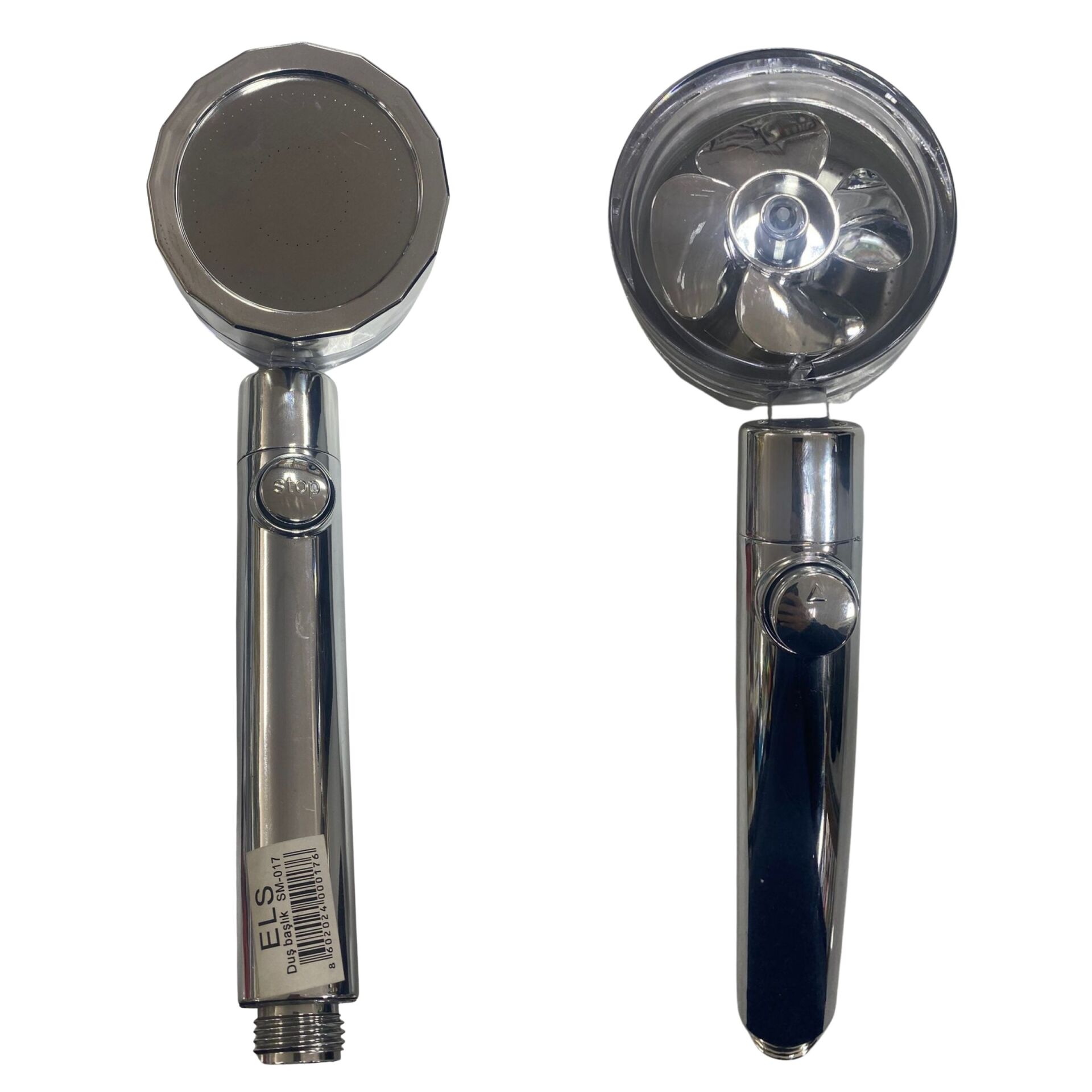 ELS SM-017 Krom Pervaneli Duş Başlığı*100