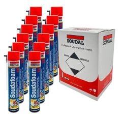 Soudal Soudafoam 1K Poliüretan Köpük 600Gr*12