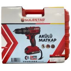 STR-1921 Akülü Matkap 13mm-35N.m 1x1500Mah*10