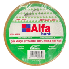 Alfa Ab252 Çift Taraflı Bant 18mm*192