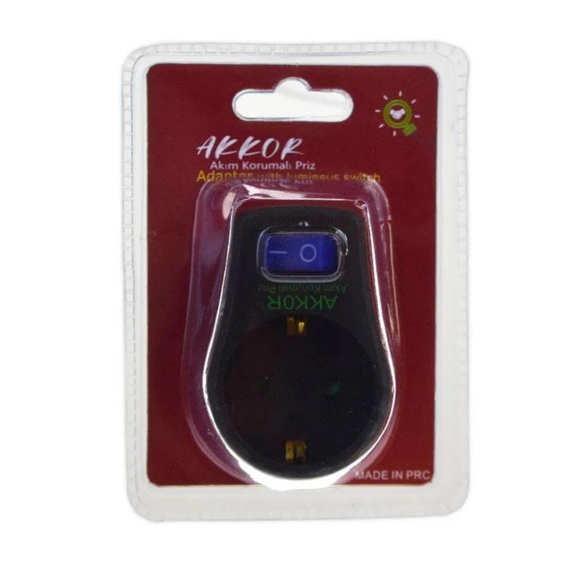 Akkor Anahtarlı Akım Koruma Priz*10x10