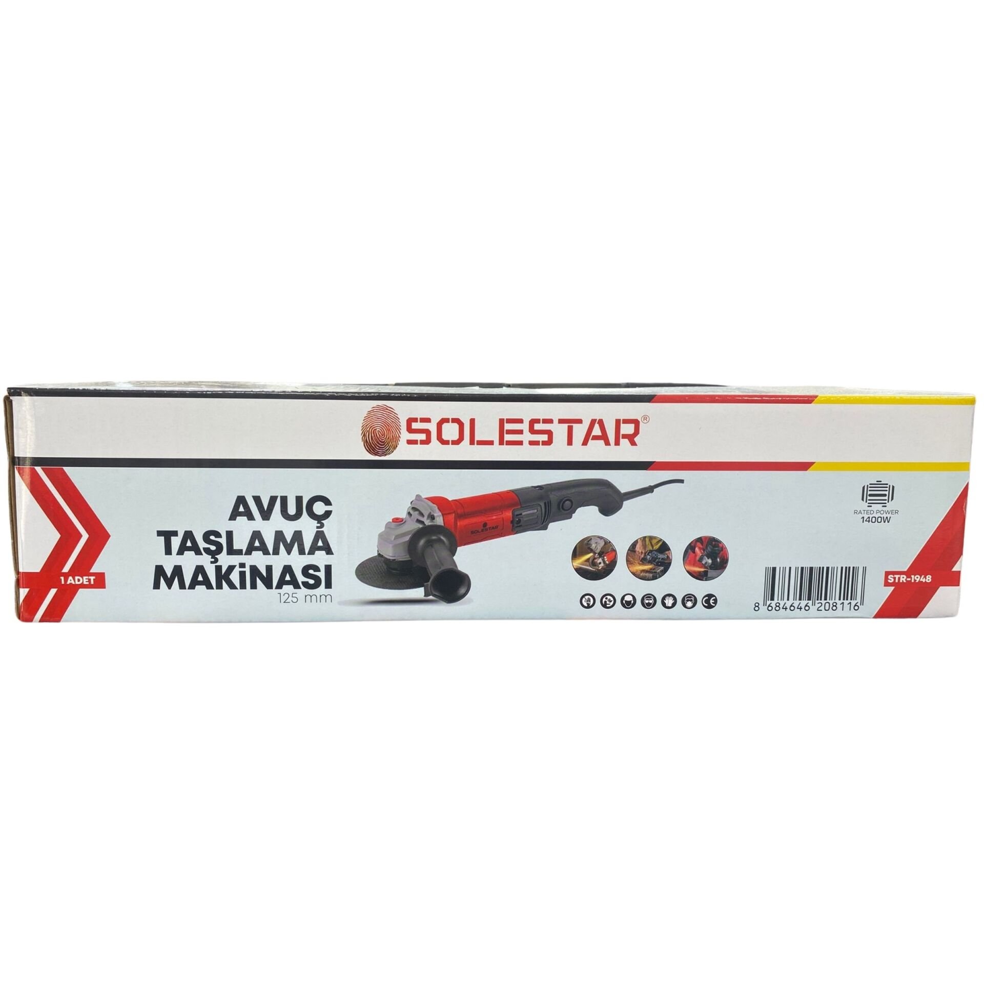 STR-1948 Avuç Taşlama 125mm 1400W*10