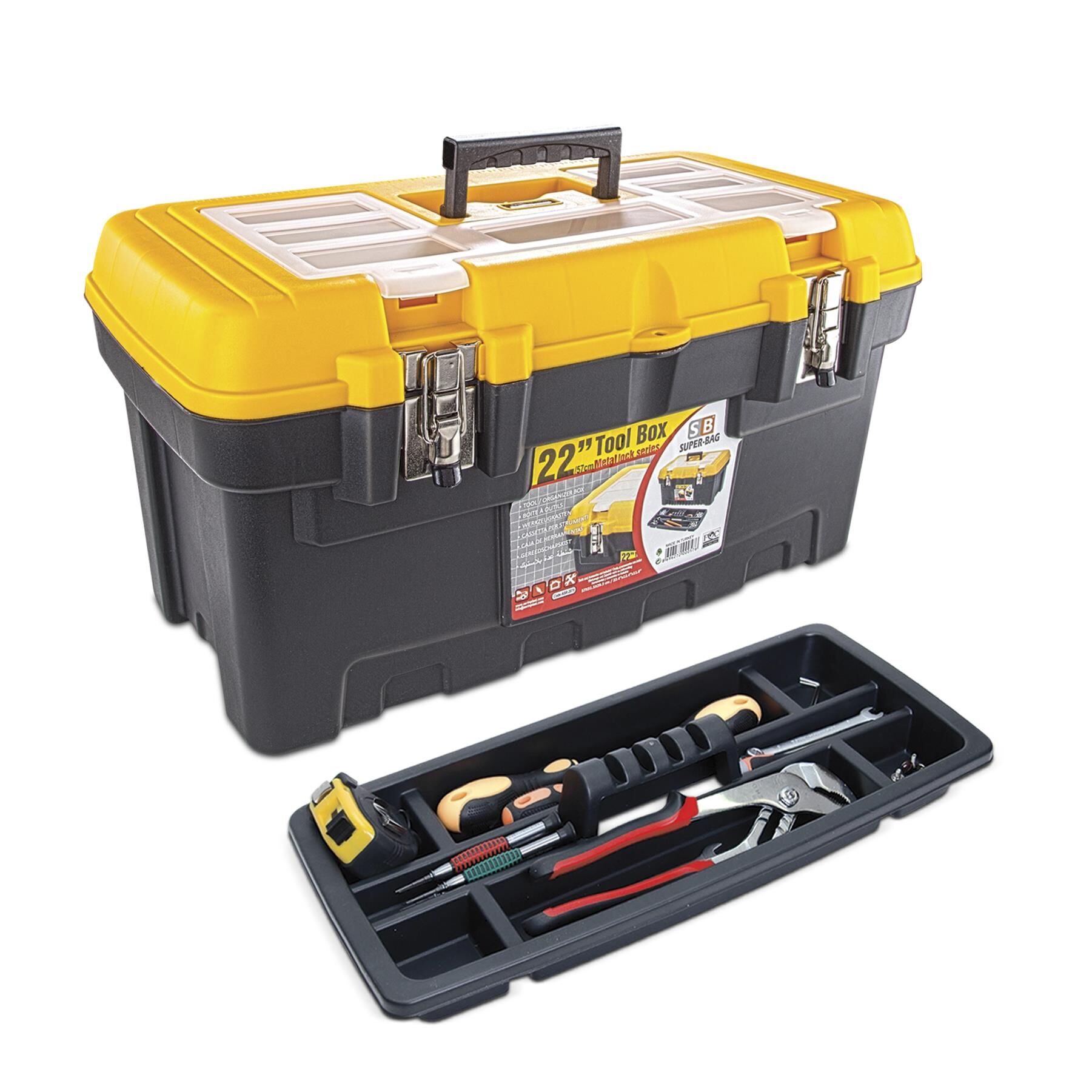 Asrın Asr-2078 Metal Kilitli 22'' Takım Çantası*6