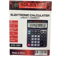 STR-130T Hesap Makinası/Büyük Boy 130T Serisi*80