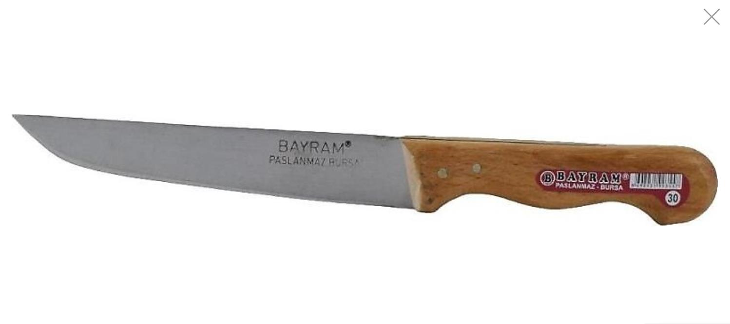Bayram Paslanmaz Bıçak No:30*10