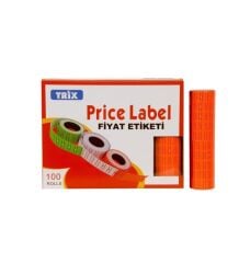 Trix Mks-813 Fiyat Etiketi-Renkli 10 lu