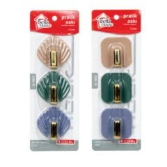 K-7873 Bella House Plastik Askı 3lü*12x16