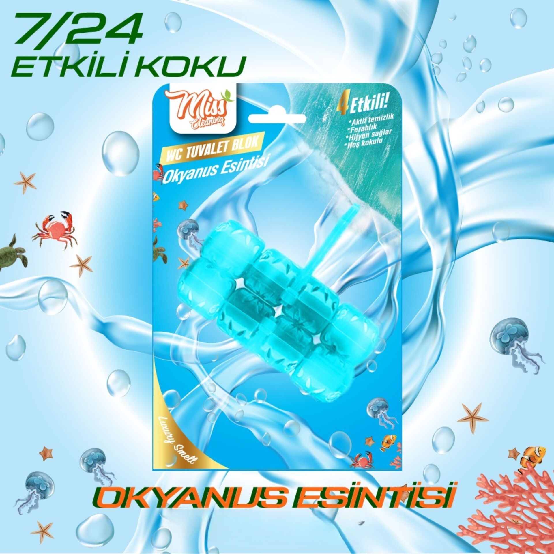 Miss Cleaning 8621 Wc Blok Okyanus Kokusu*24