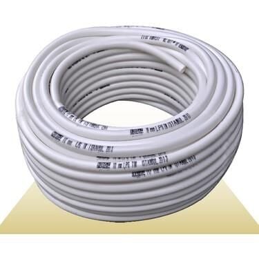 Örgülü Beyaz 10mm Tüp Hortumu 50mt