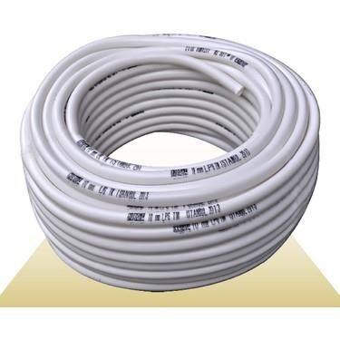Örgülü Beyaz 10mm Tüp Hortumu 50mt