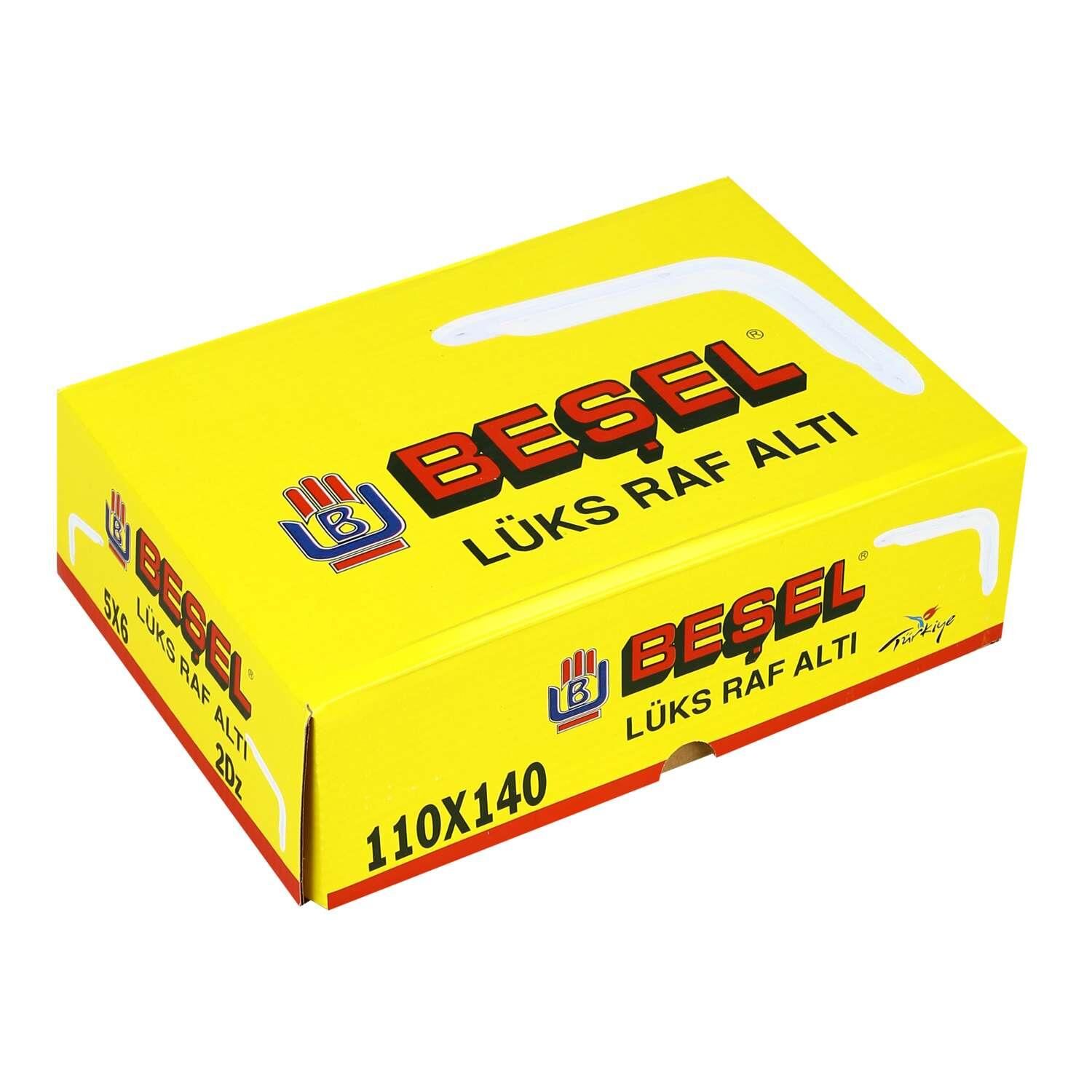 Beşel BA301 Beyaz 5x6 Raf Ayağı*24