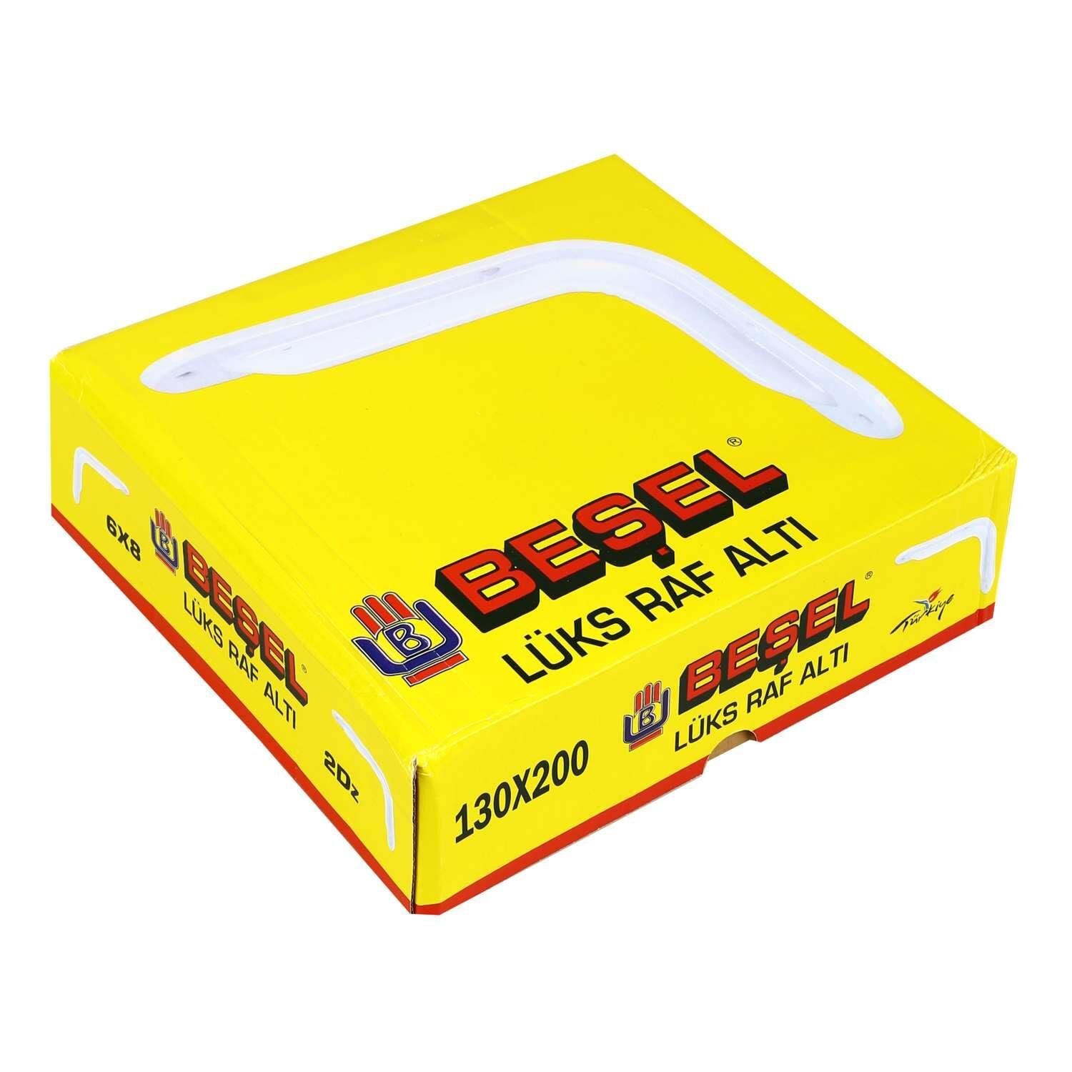 Beşel BA302 Beyaz 6x8 Raf Ayağı*24