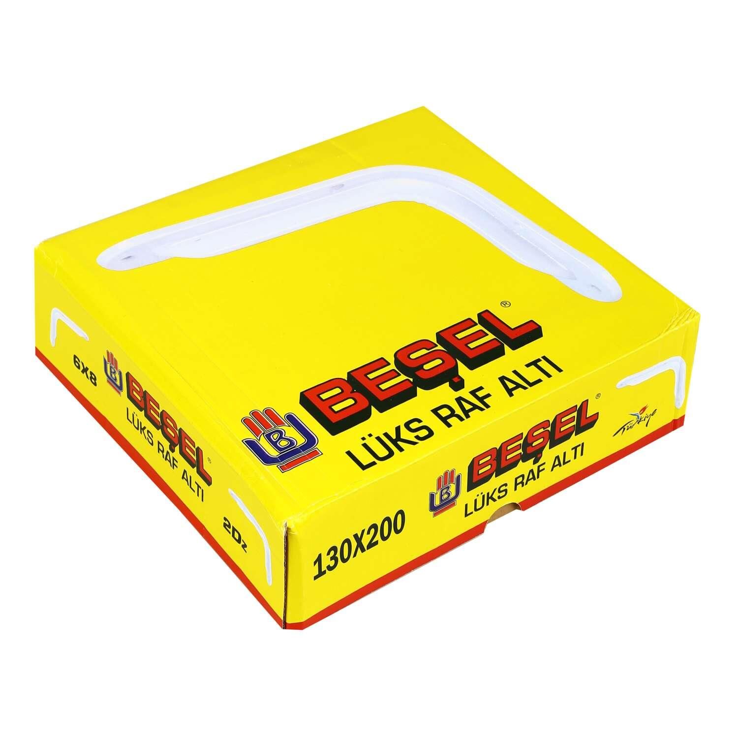 Beşel BA302 Beyaz 6x8 Raf Ayağı*24