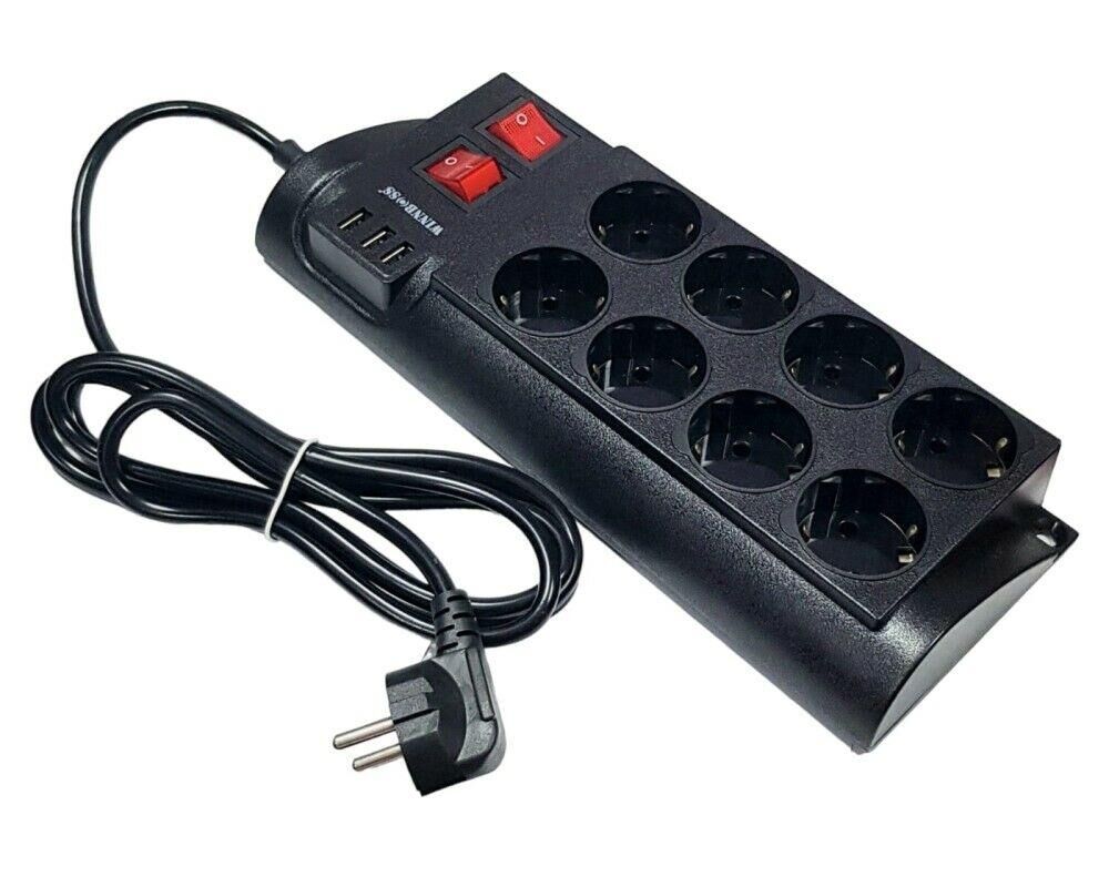 Winnboss Wn-3411 Akım Korumalı Uzatma Kablosu*30