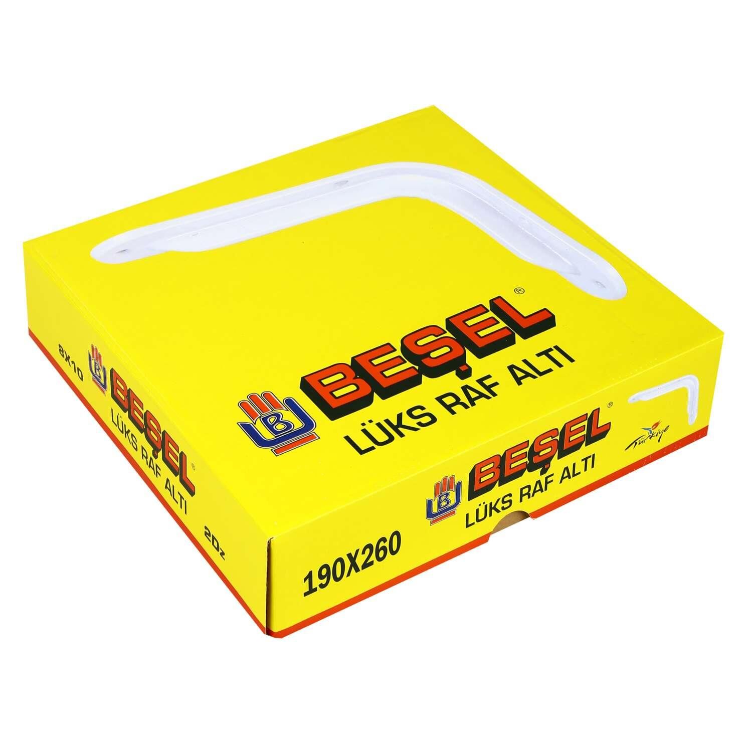 Beşel BA304 Beyaz 8x10 Raf Ayağı*24
