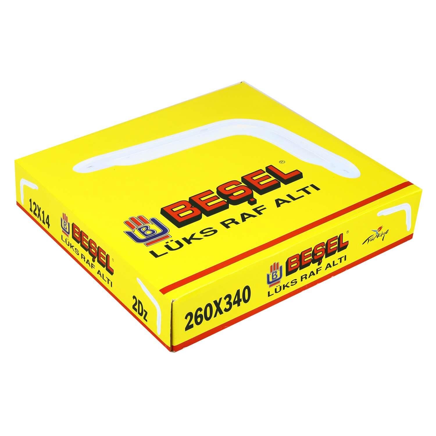 Beşel BA306 Beyaz 12x14 Raf Ayağı*24