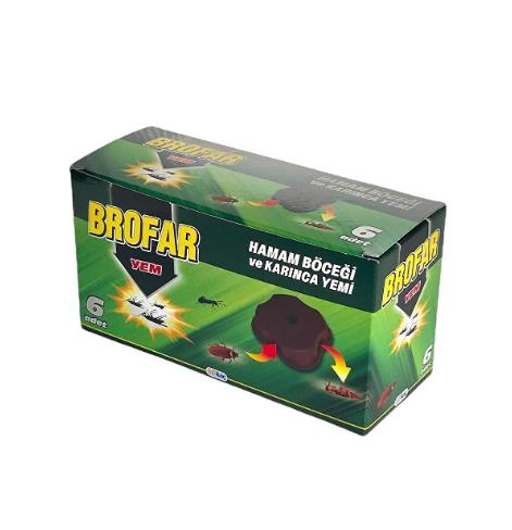 Brofar Hamamböceği Yemi 6 lı*12x4=8