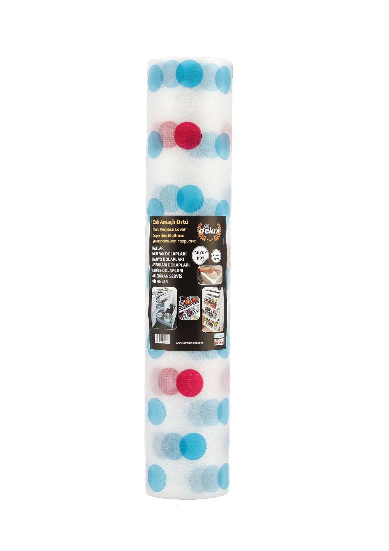 Delüx 45cm Jumbo C. Amaçlı Raf Örtüsü 4mt *50