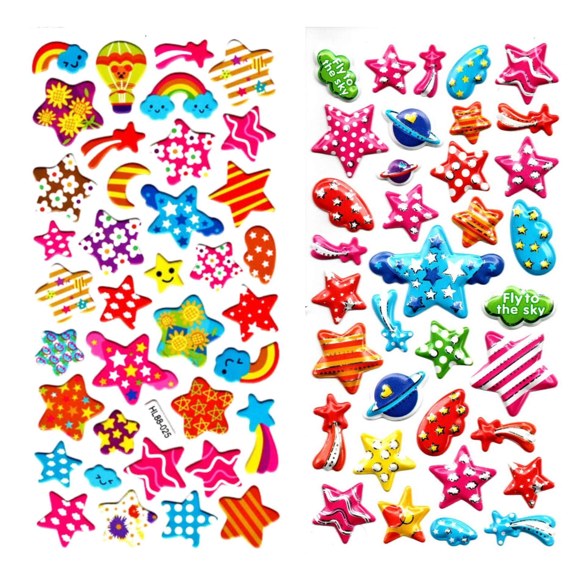 Fixpoint P-2694 Karışık Desen Kabartma Sticker20li