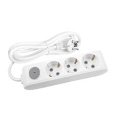 Viko 3 lü Anahtarlı Topraklı Priz C.K 2M*12
