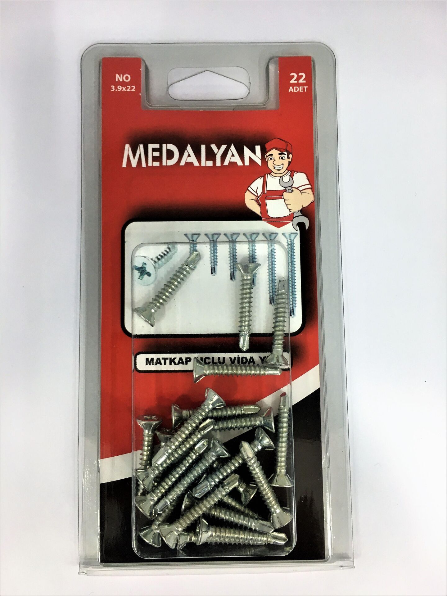 DL-09 Medalyan 3.9 x 22 Matkap Ucu Vida*24x5