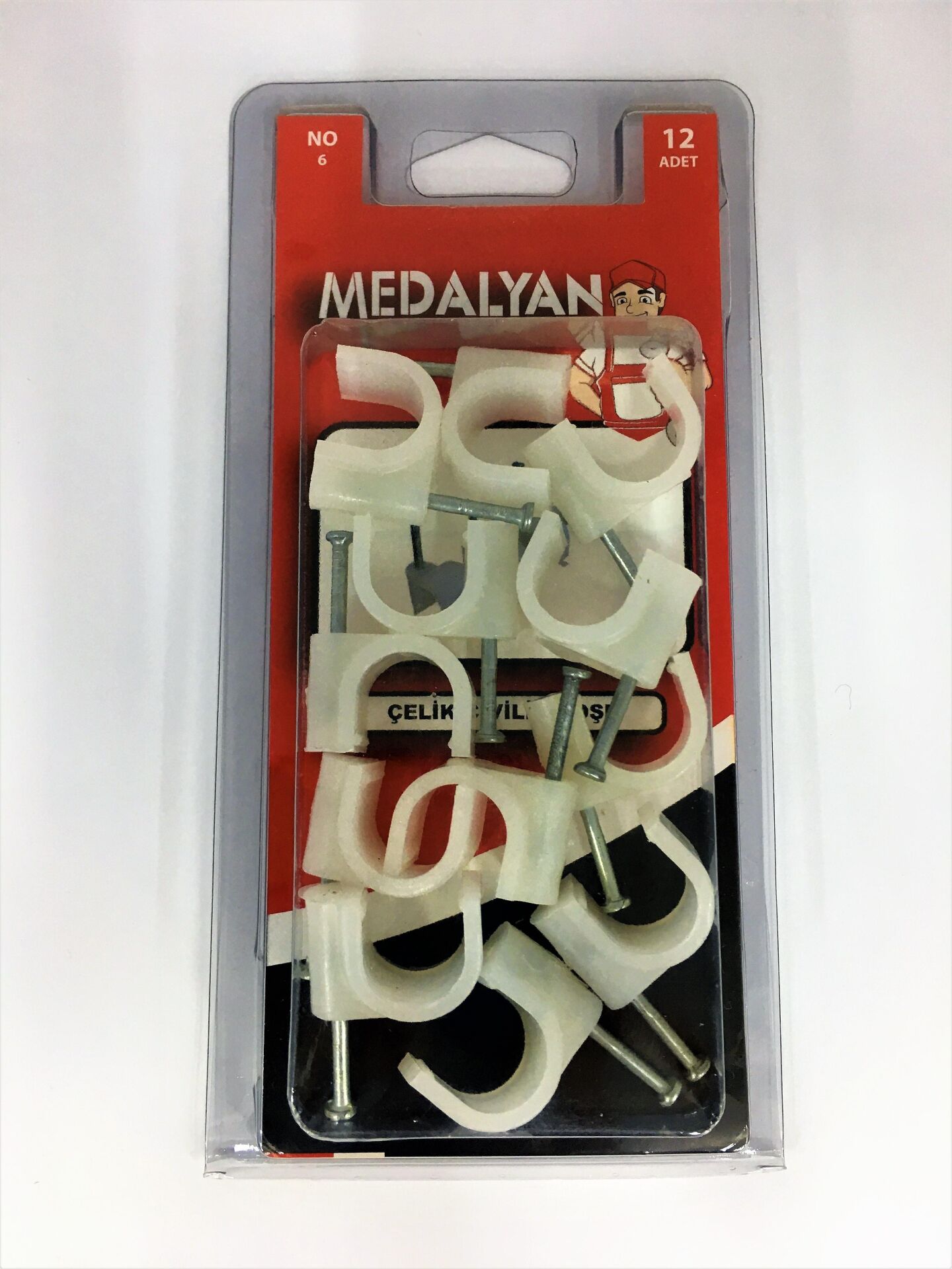 DL-38 Medalyan No:6 Çelik Çivili Kroşe*18x5