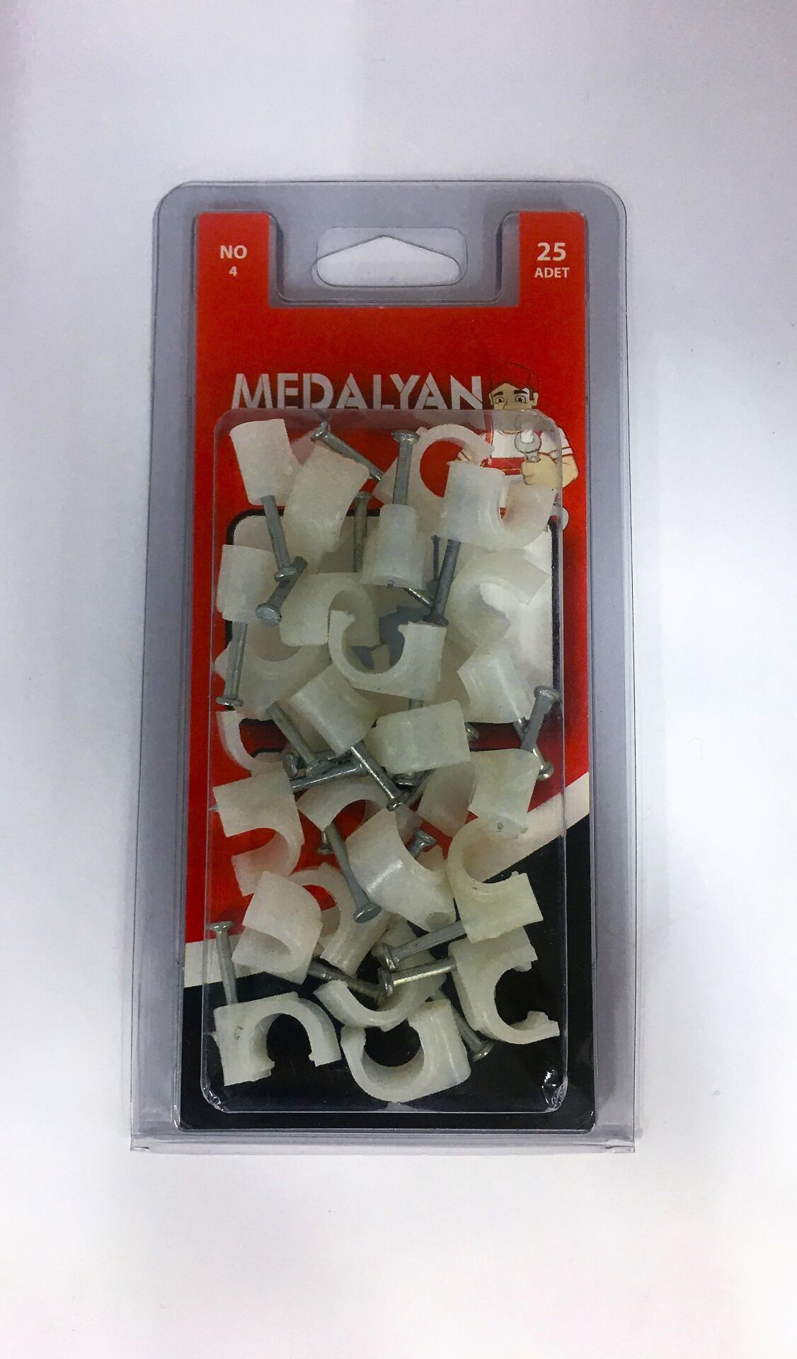 DL-40 Medalyan No:4 Çelik Çivili Kroşe*18x5