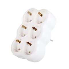 FETİH 104-06 Altılı Topraklı Golyat Priz *10