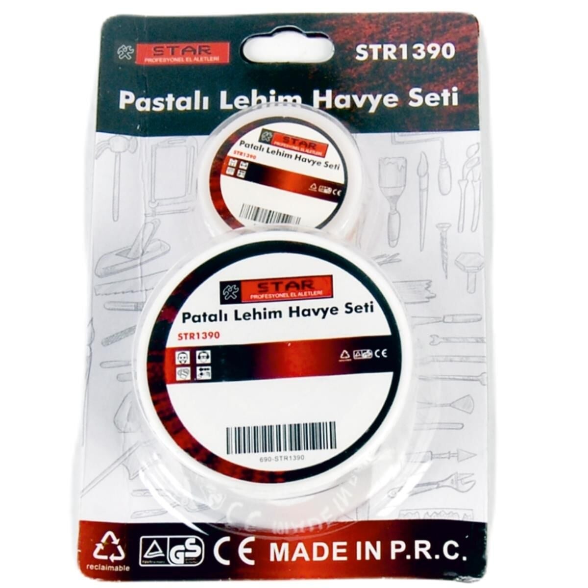 STR-1390 Pasta Lehim Havya Seti 2li*24