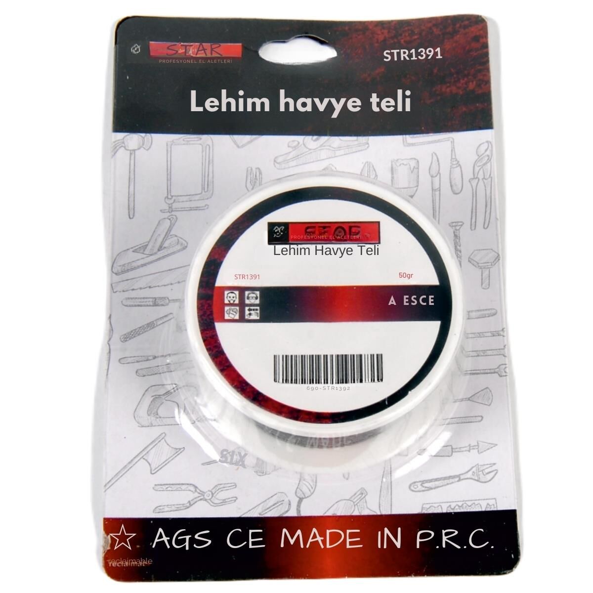 STR-1391 Lehim Havya Teli 50gr.*30