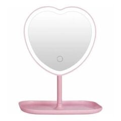K-0705 Bella House Ledli Makyaj Aynası&Kalp*60