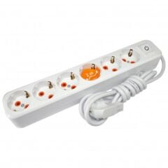 Asel 6 lı 2mt Anht. Topraklı Grup Priz*18