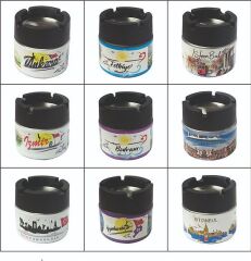 Paxa Desenli Kokusuz Cam Küllük*48