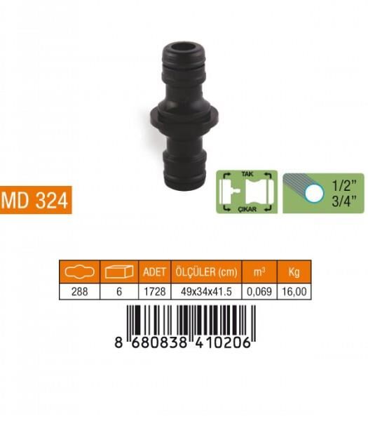 Md-324 1/2'' Otomatik Hortum Bağlantısı 2 Yon *288