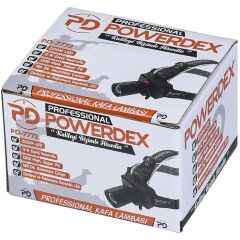 Powerdex PD-7772 Ledli Şarjlı Kafa Lamb.*120