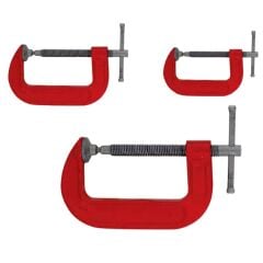 STR-1577 Mengene 3'Lü Çengelli G Tipi 3 Pcs*18x4