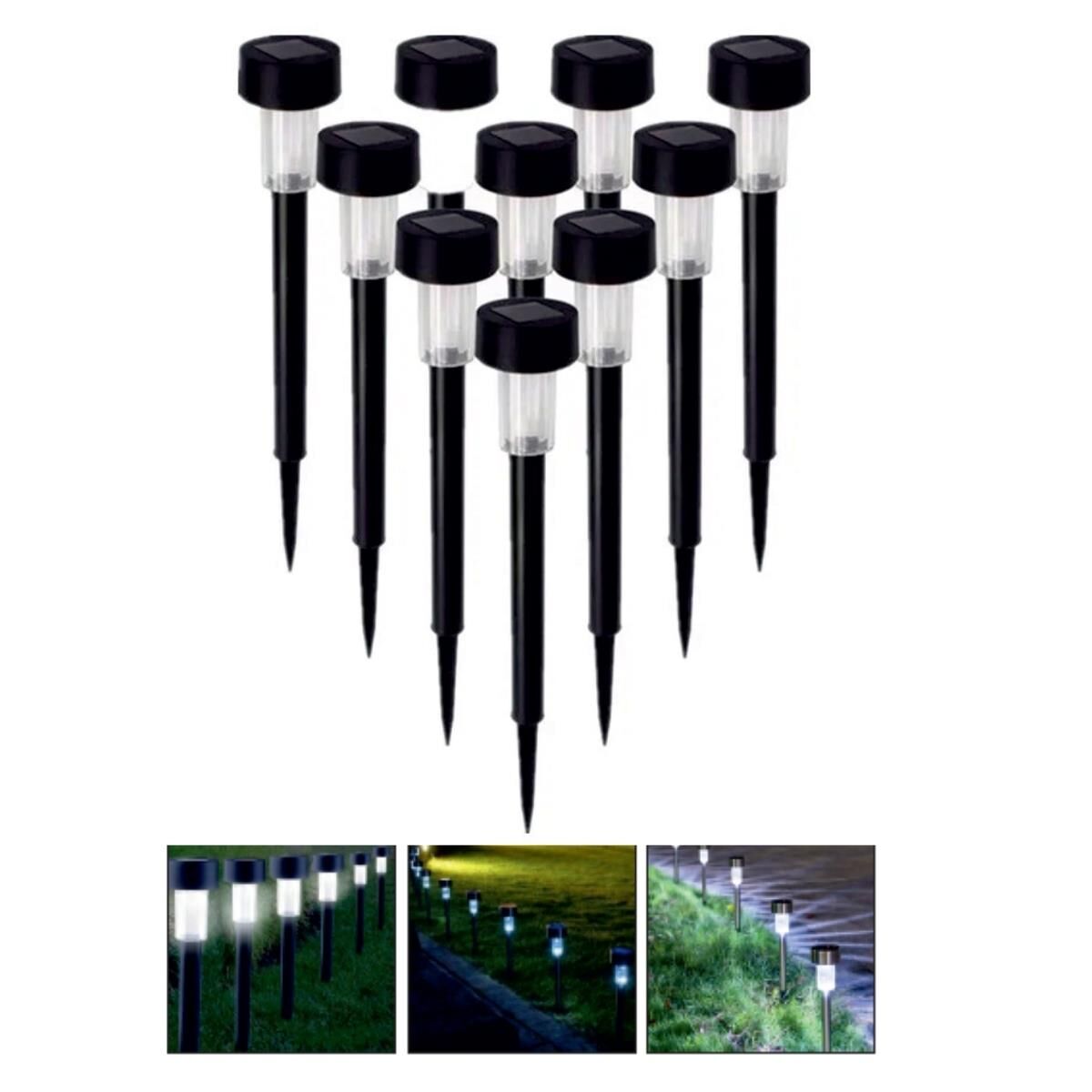 STR-1648 Dikey Orta Boy Solar Bahçe Lambası*10x30