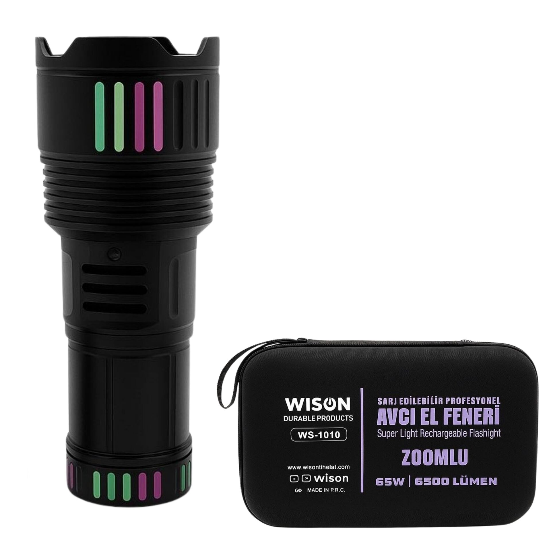 Wison WS-1010 Avcı El Feneri 65 Watt 6500 Lümen