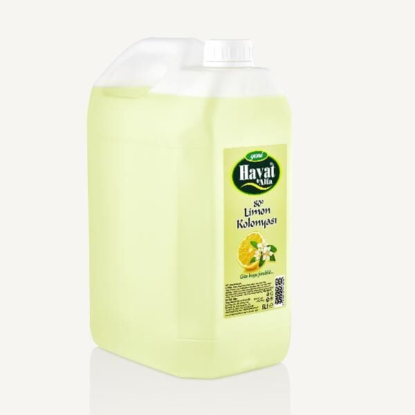 Hayat 80 Derece 5Lt Limon Kolonyası*6