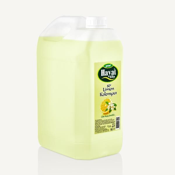 Hayat 80 Derece 5Lt Limon Kolonyası*6